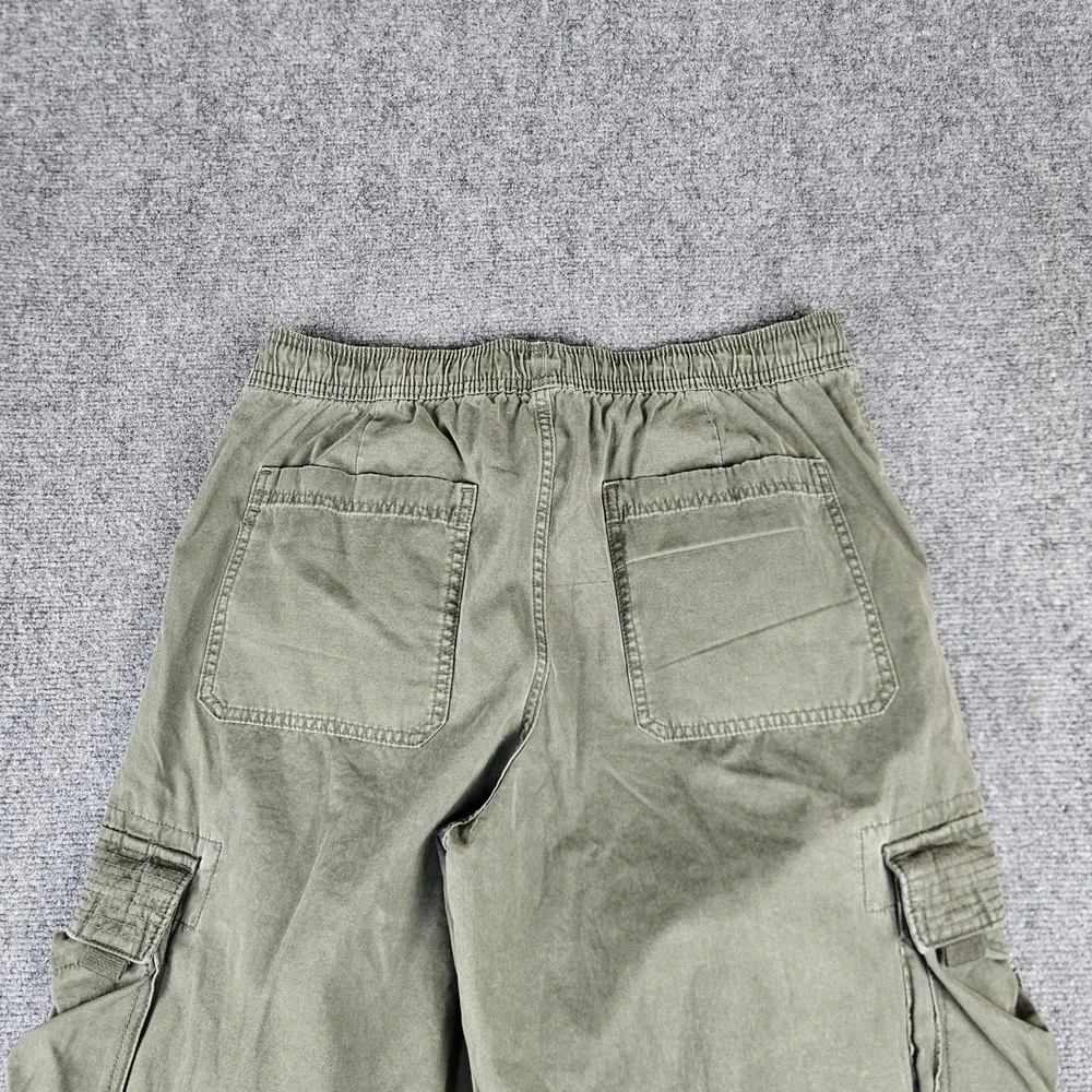 Abercrombie & Fitch Ultra Baggy Cargo Pants Mens Medium Olive Green 130P0496